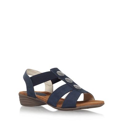 Carvela Comfort Blue 'Scatter' low heel sandal